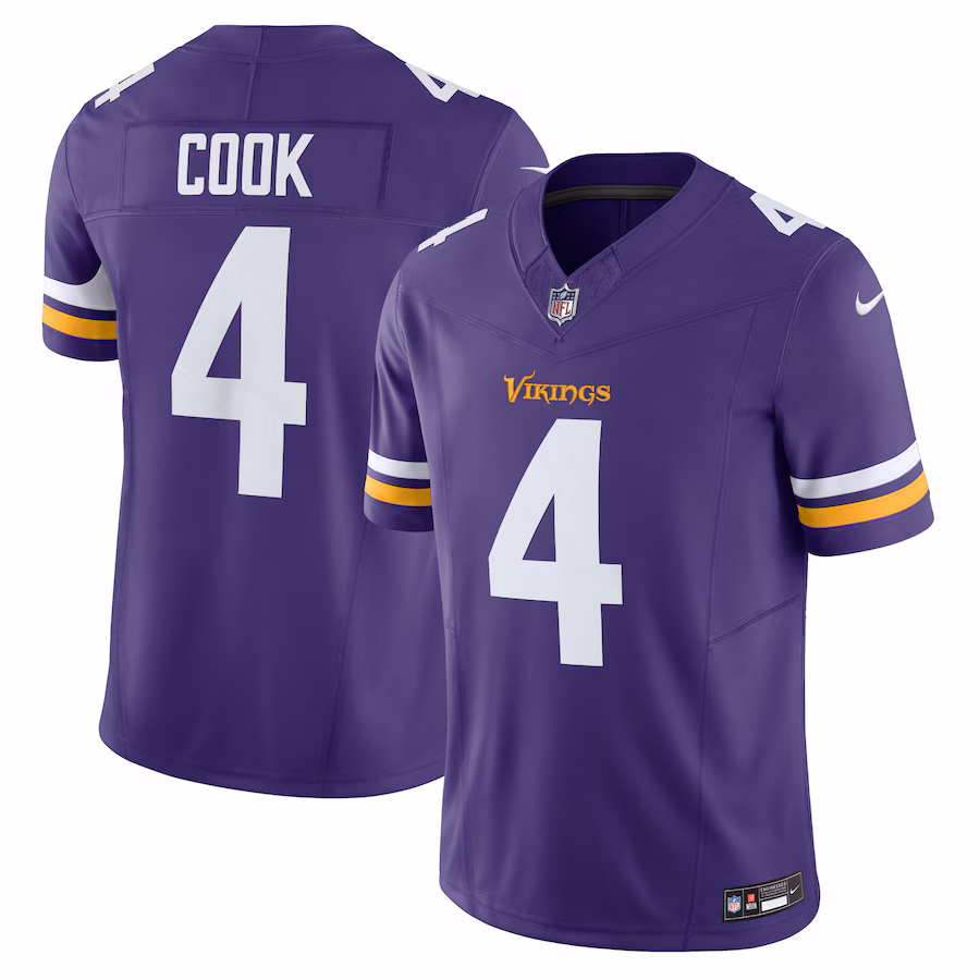 Men's Minnesota Vikings Dalvin Cook Nike Purple Vapor F.U.S.E. Limited Jersey - Ujersey Shop