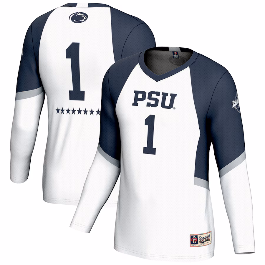 Youth GameDay Greats White Penn State Nittany Lions 2024 NCAA Women's Volleyball National Champions Lightweight Fashion Jersey - Ujersey Shop