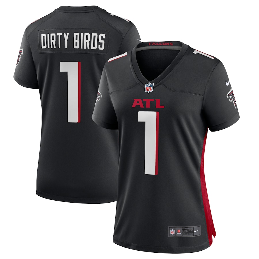 Women's Atlanta Falcons Dirty Birds Nike Black Game Jersey - Ujersey Shop