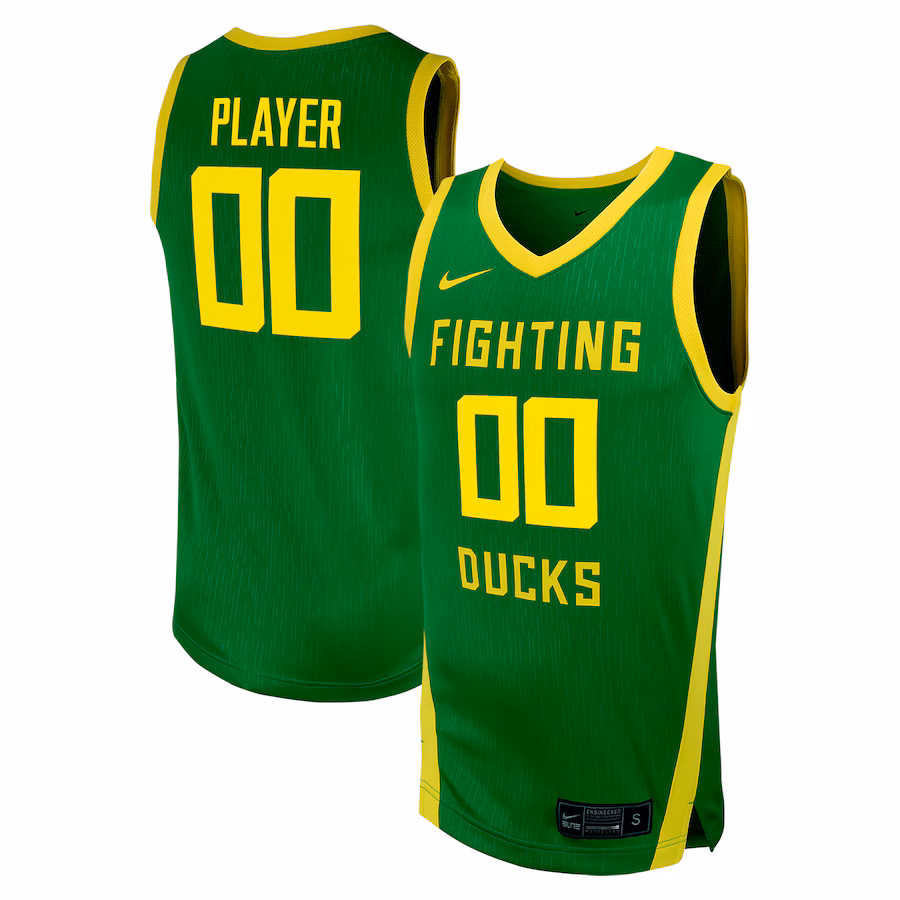 Oregon Ducks Nike NIL Pick-A-Player Men's Basketball Replica Jersey - Green - Ujersey Shop