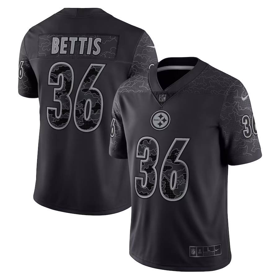 Men's Pittsburgh Steelers Jerome Bettis Nike Black Retired Player RFLCTV Limited Jersey - Ujersey Shop