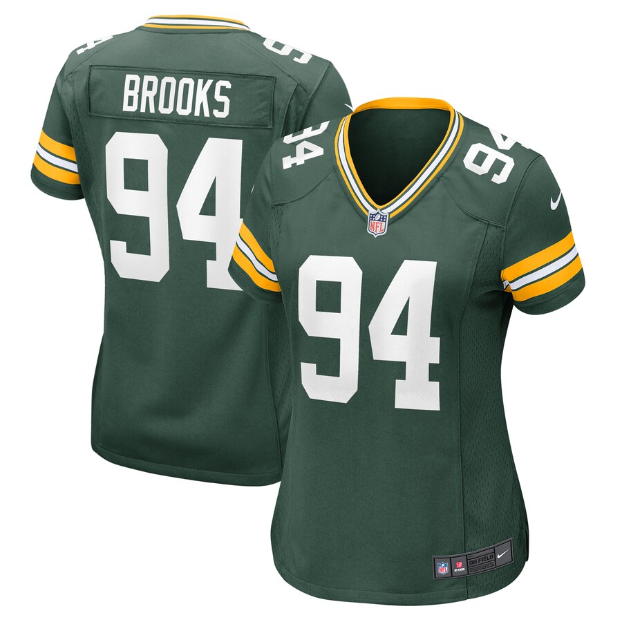 Women's Green Bay Packers Karl Brooks Nike Green Game Jersey - Ujersey Shop