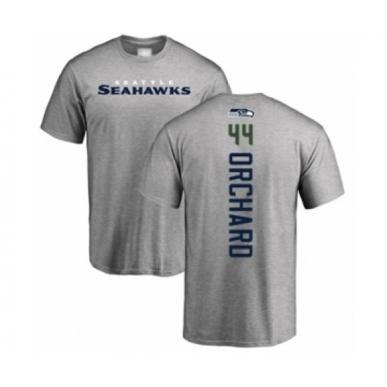 Football Seattle Seahawks #44 Nate Orchard Ash Backer T-Shirt - Ujersey Shop