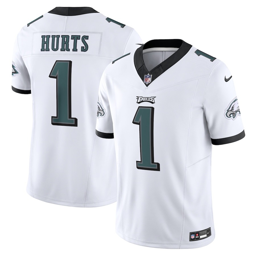 Men's Philadelphia Eagles Jalen Hurts Nike White Vapor F.U.S.E. Limited Jersey - Ujersey Shop