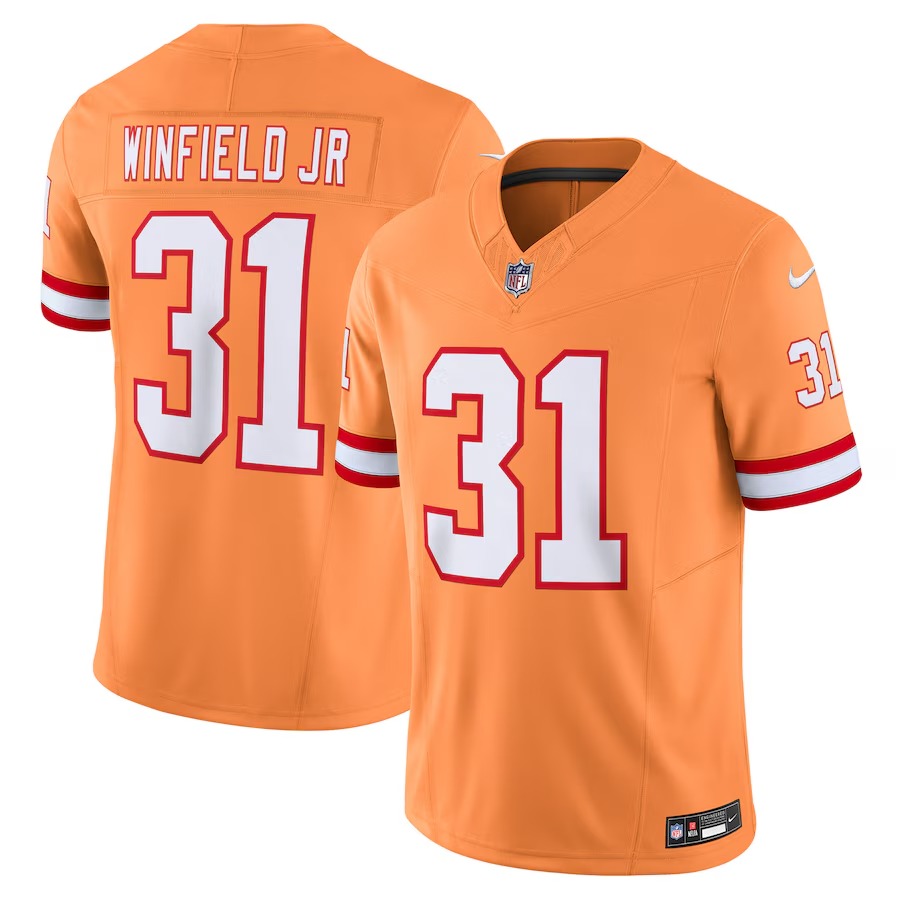 Men's Tampa Bay Buccaneers Antoine Winfield Jr. Nike Orange Vapor F.U.S.E. Limited Jersey - Ujersey Shop