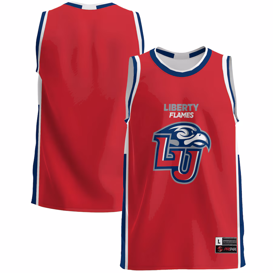 Men's GameDay Greats  Navy Liberty Flames  Lightweight Basketball Jersey - Ujersey Shop