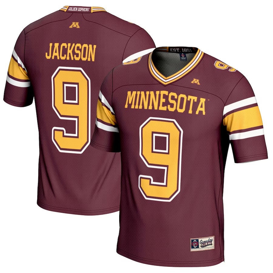 Daniel Jackson Minnesota Golden Gophers GameDay Greats NIL Player Football Jersey - Maroon - Ujersey Shop