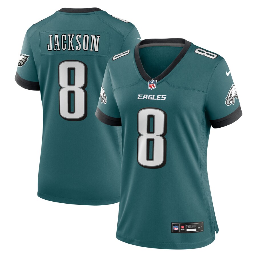 Women's Philadelphia Eagles Adoree' Jackson Nike Midnight Green Team Game Jersey - Ujersey Shop
