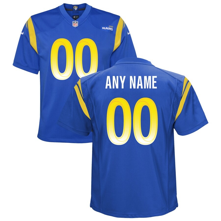 Youth Los Angeles Rams Nike Royal Custom Game Jersey - Ujersey Shop