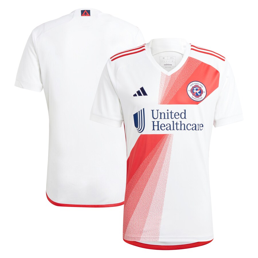 Men's New England Revolution adidas White 2023 Defiance Replica Jersey - Ujersey Shop