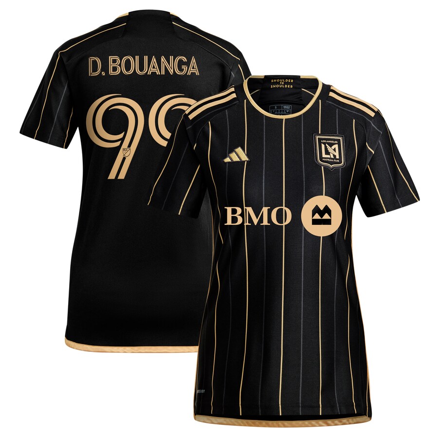 Women's LAFC Denis Bouanga adidas Black 2024 Primary Replica Player Jersey - Ujersey Shop