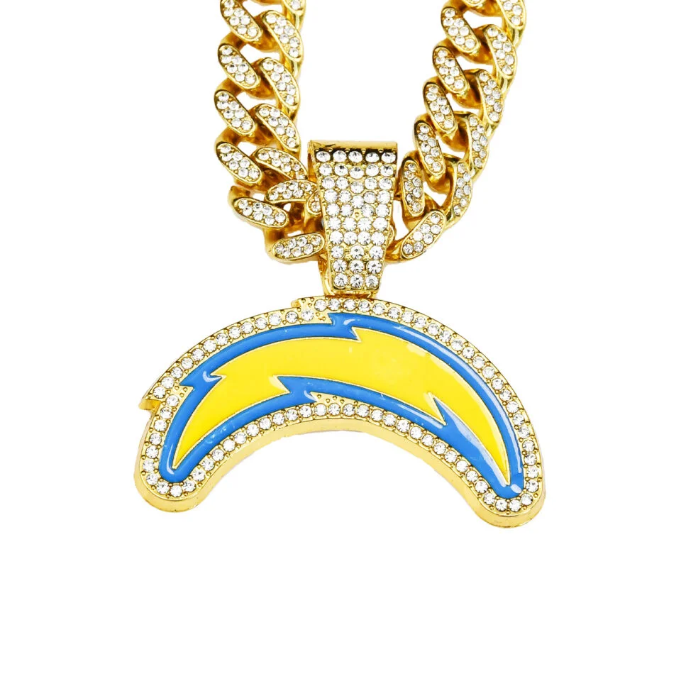 Los Angeles Chargers Pendant Necklace Hip-Hop Jewelry - Ujersey Shop