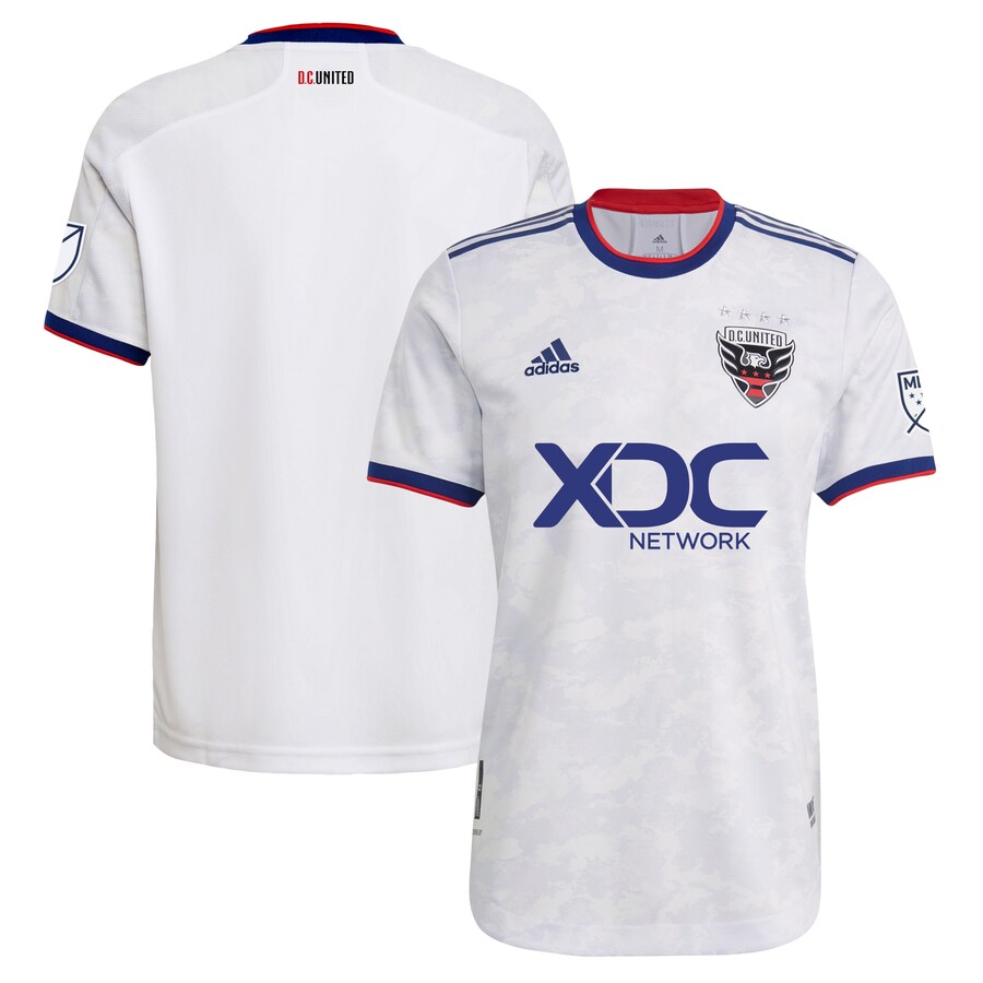 Men's D.C. United adidas White 2022 The Marble Authentic Jersey - Ujersey Shop