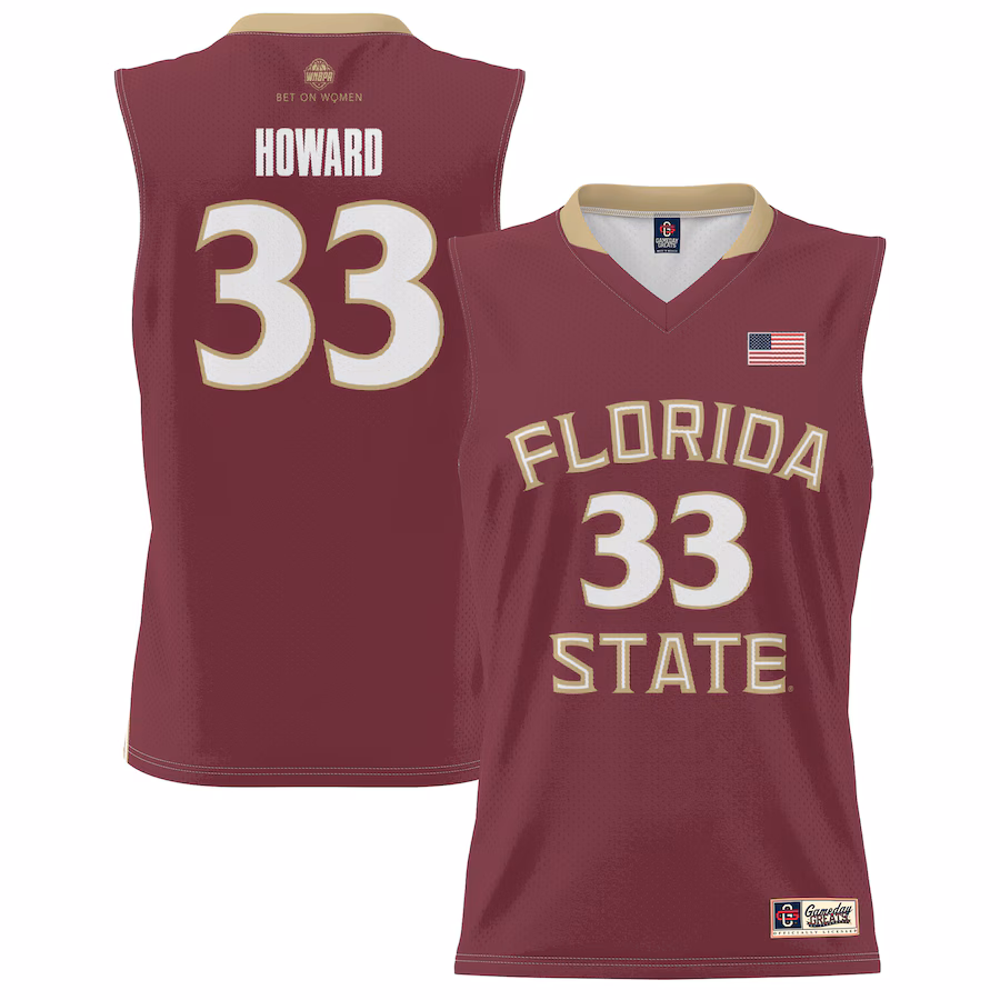 Youth GameDay Greats Erin Howard Garnet Florida State Seminoles Lightweight Basketball Alumni Jersey - Ujersey Shop