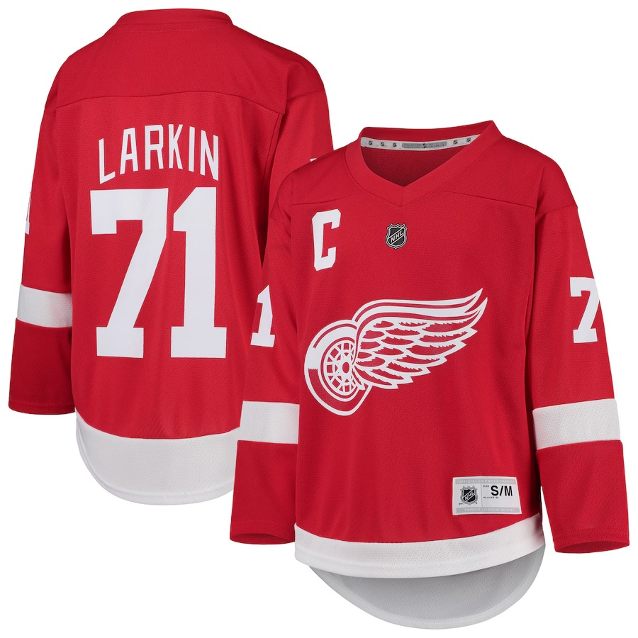 Youth Detroit Red Wings Dylan Larkin Red Home Replica Player Jersey - Ujersey Shop