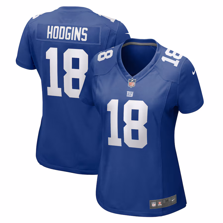Women's New York Giants Isaiah Hodgins Nike Royal Home Game Player Jersey - Ujersey Shop