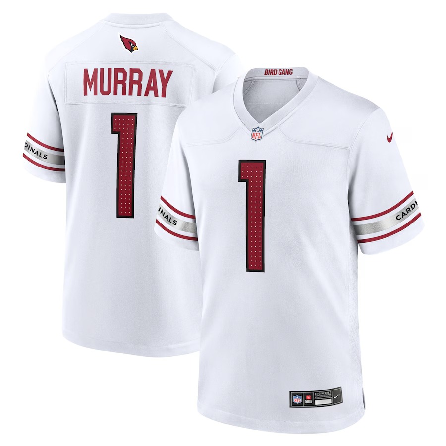 Men's Arizona Cardinals Kyler Murray Nike White Game Player Jersey - Ujersey Shop