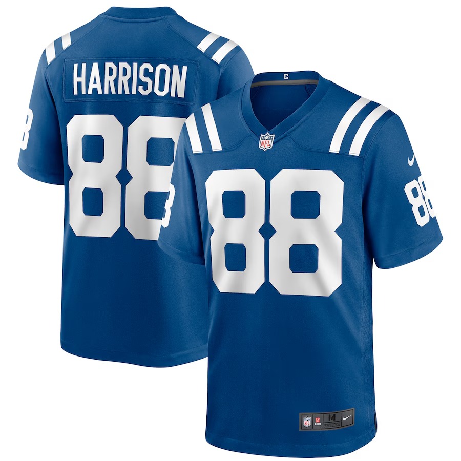Men's Indianapolis Colts Marvin Harrison Nike Royal Game Retired Player Jersey - Ujersey Shop