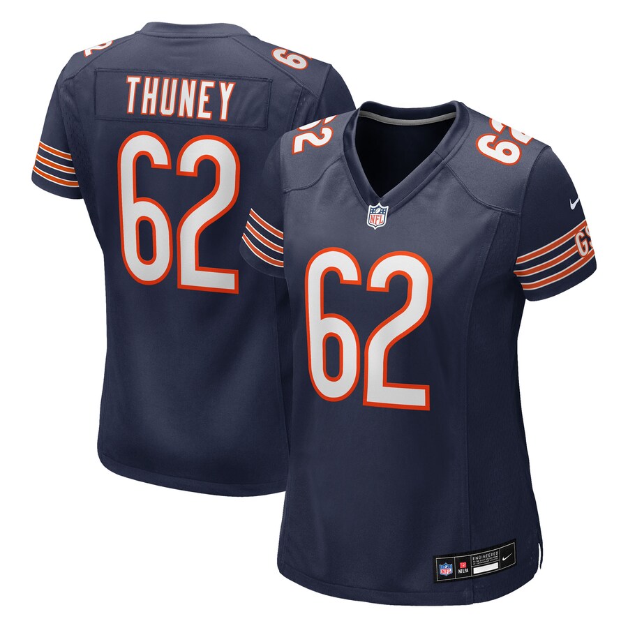 Women's Chicago Bears Joe Thuney Nike Navy Team Game Jersey - Ujersey Shop