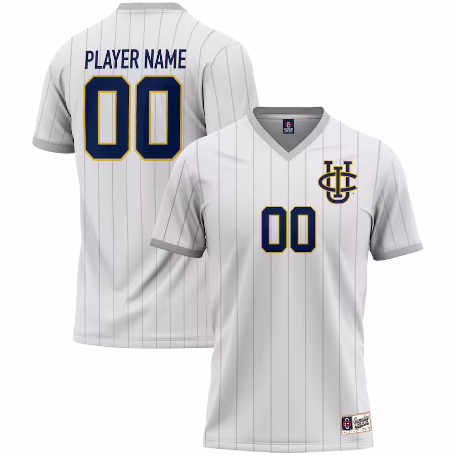 UC Irvine Anteaters GameDay Greats NIL Pick-A-Player Lightweight Men's Soccer Jersey - White - Ujersey Shop