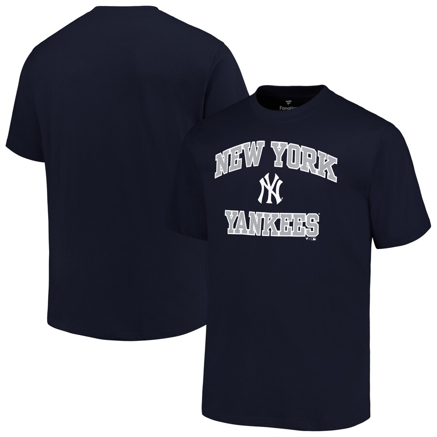 Men's New York Yankees Profile Navy Big & Tall Heart & Soul T-Shirt - Ujersey Shop