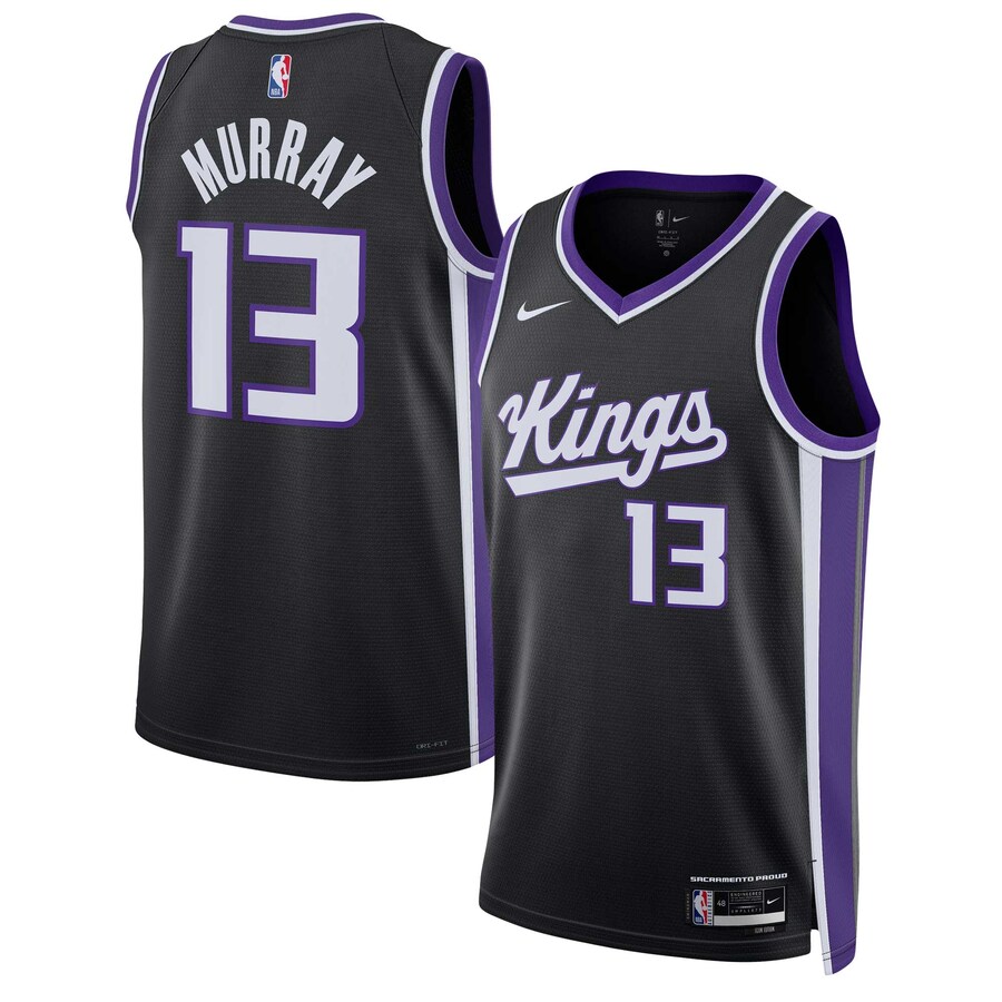 Unisex Sacramento Kings Keegan Murray Nike Black Swingman Jersey - Icon Edition - Ujersey Shop