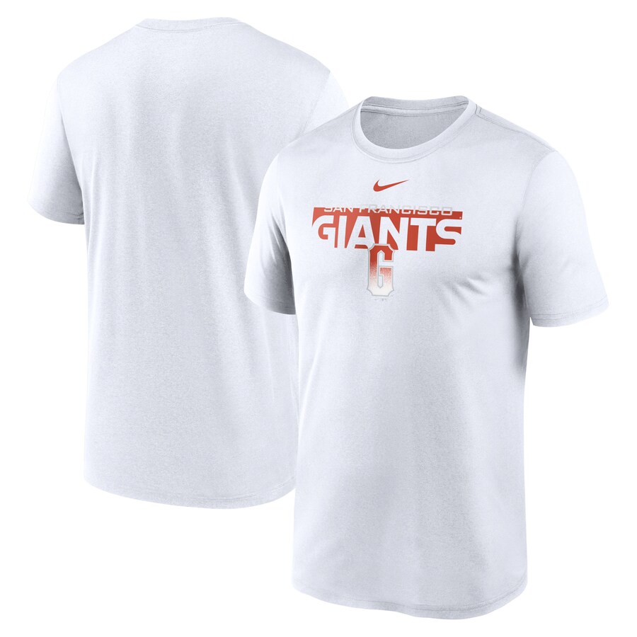 Men's San Francisco Giants Nike White City Connect Legend Performance T-Shirt - Ujersey Shop