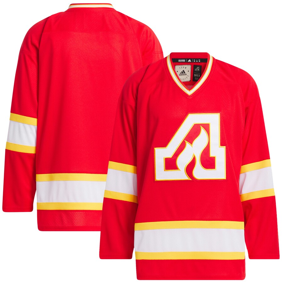 Men's Atlanta Flames  adidas Red Team Classic Jersey - Ujersey Shop