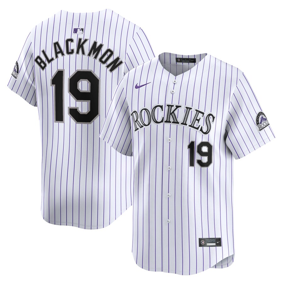 Youth Colorado Rockies Charlie Blackmon Nike White Home Limited Player Jersey - Ujersey Shop