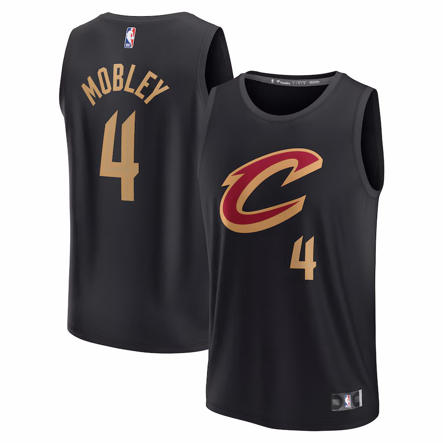Youth Cleveland Cavaliers Evan Mobley Fanatics Black Fast Break Player Jersey - Statement Edition - Ujersey Shop