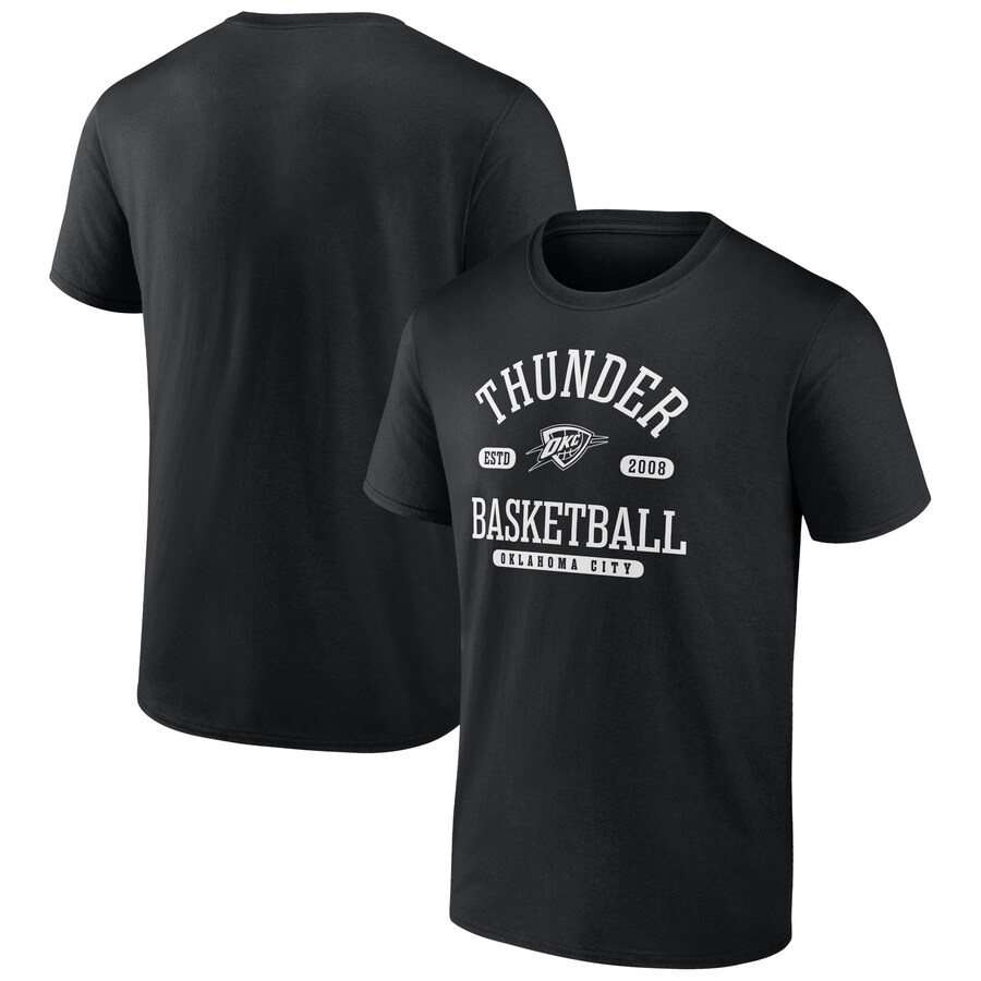 Men's Oklahoma City Thunder  Black Danger Zone T-Shirt - Ujersey Shop