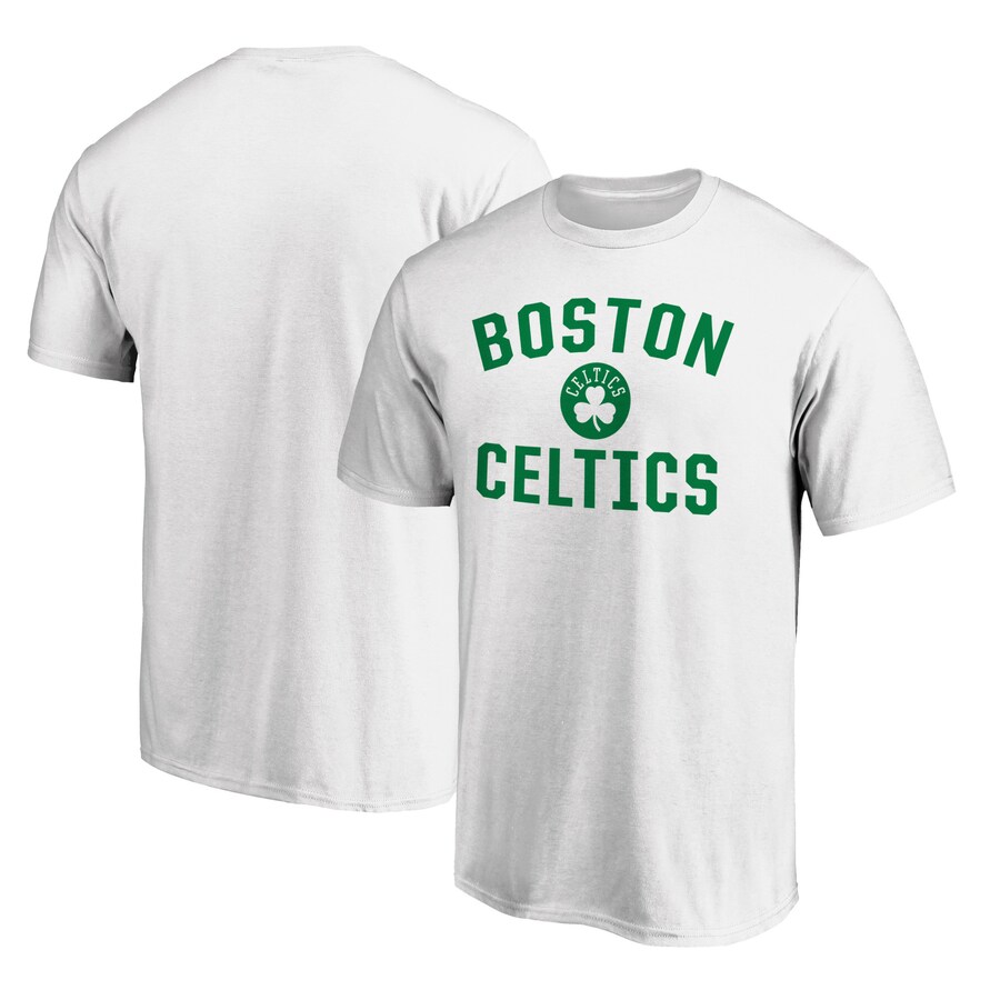 Men's Boston Celtics  White Victory Arch T-Shirt - Ujersey Shop