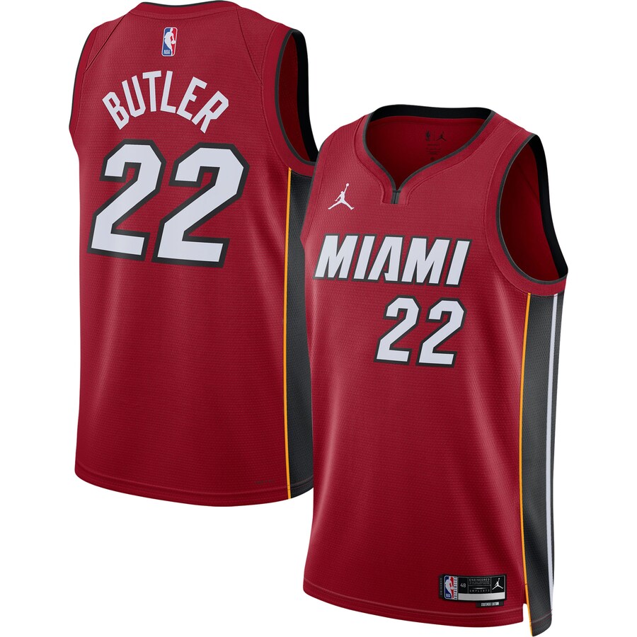 Unisex Miami Heat Jimmy Butler Jordan Brand Red Swingman Jersey - Statement Edition - Ujersey Shop