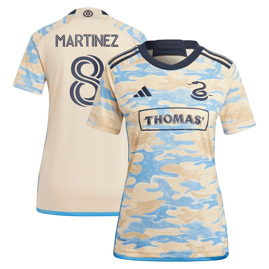 Women's Philadelphia Union Jose Martinez adidas Tan 2023 For Philly Replica Jersey - Ujersey Shop