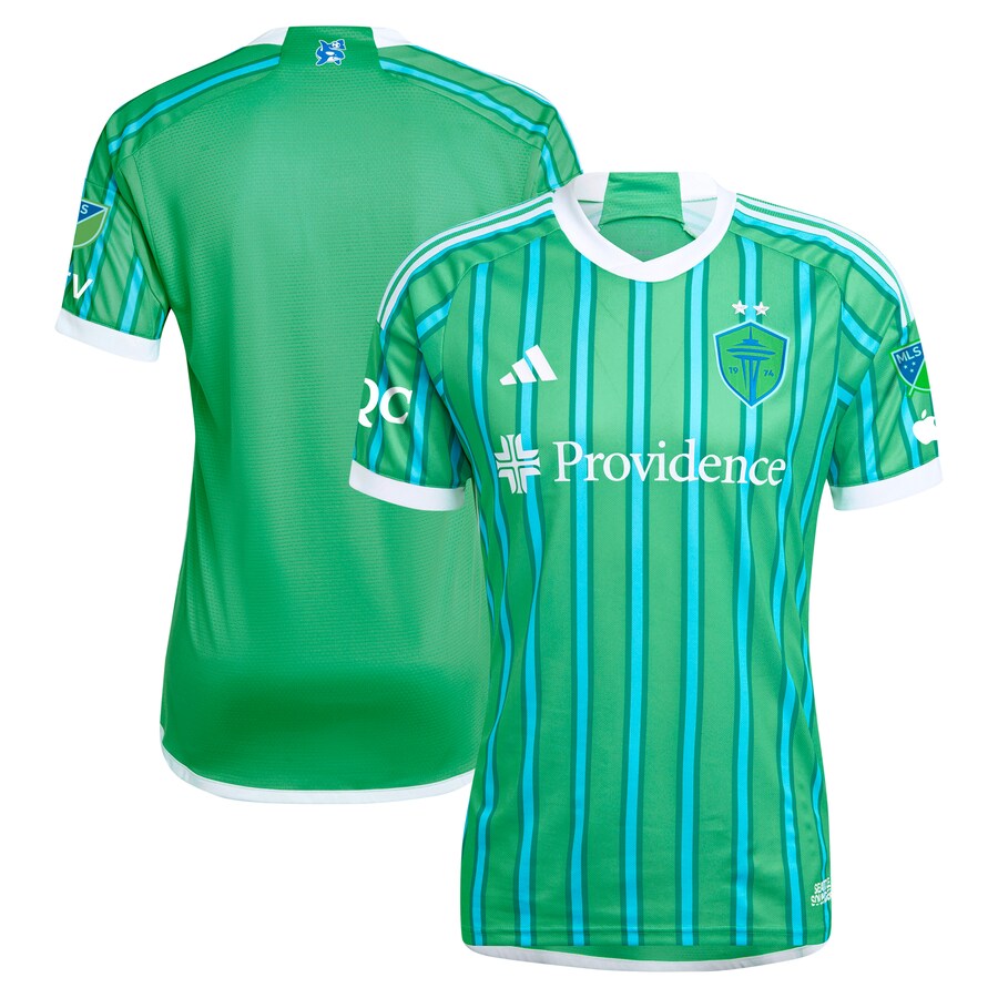 Men's Seattle Sounders FC  adidas Green 2024 The Anniversary Kit Authentic Jersey - Ujersey Shop