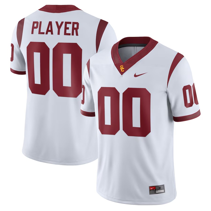 USC Trojans Nike Pick-A-Player NIL Football Replica Jersey - White - Ujersey Shop