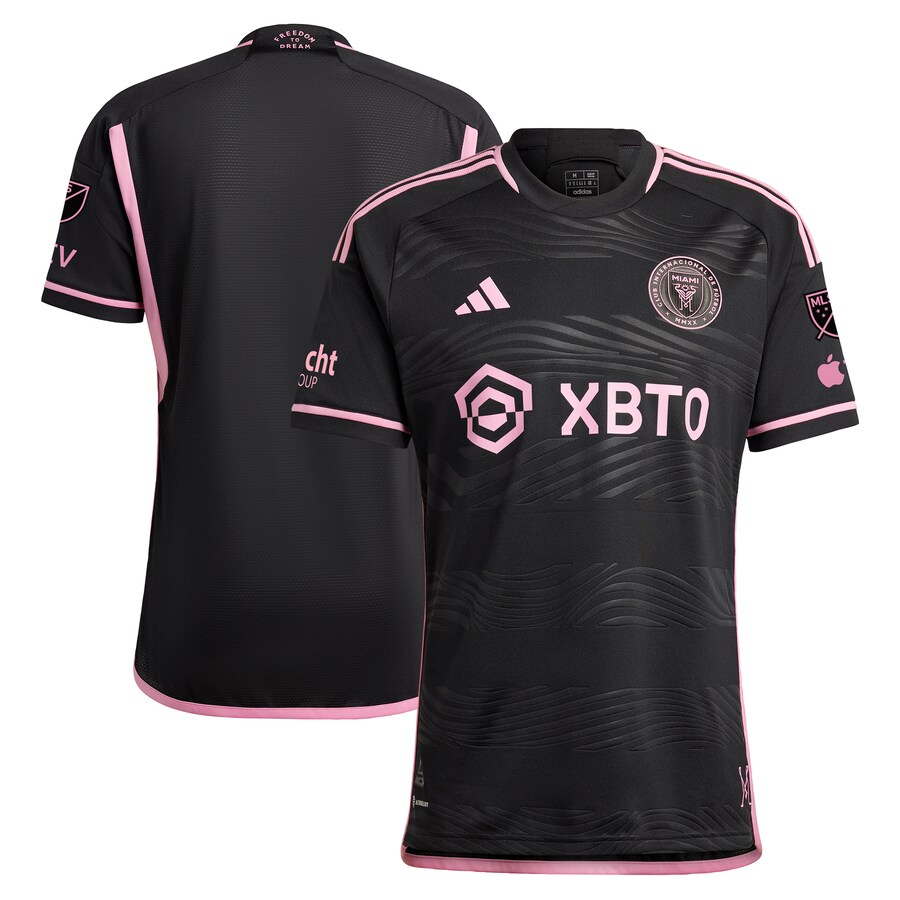 Men's Inter Miami CF adidas Black 2023 La Noche Authentic Jersey - Ujersey Shop