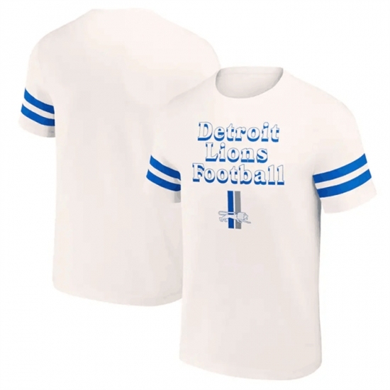 Men's Detroit Lions Cream X Darius Rucker Collection Vintage T Shirt - Ujersey Shop