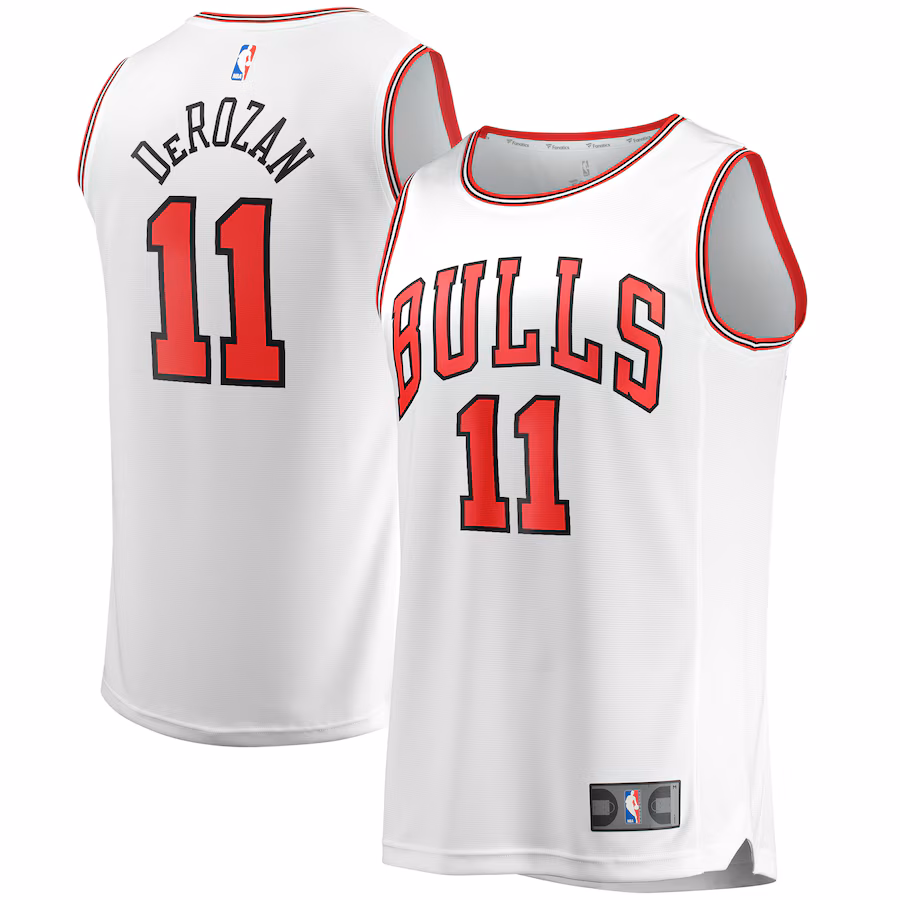 Youth Chicago Bulls DeMar DeRozan Fanatics White Fast Break Replica Jersey - Association Edition - Ujersey Shop