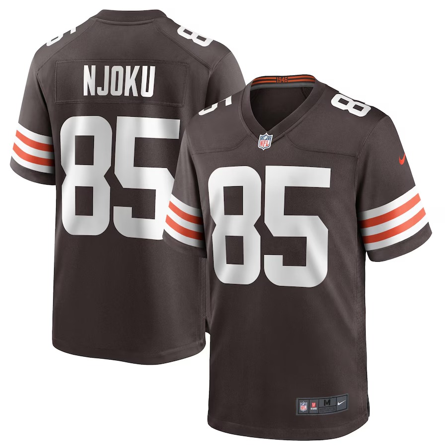 Men's Cleveland Browns David Njoku Nike Brown Game Player Jersey - Ujersey Shop