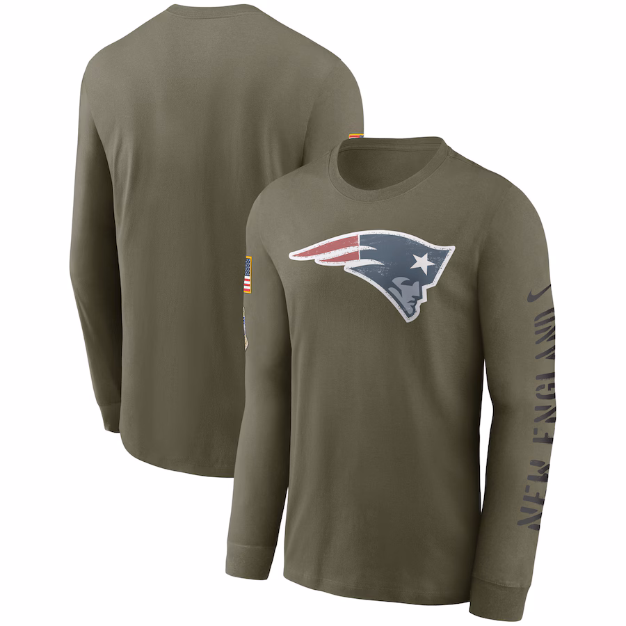 Men's New England Patriots Fanatics Red Primary Logo T-Shirt - Ujersey Shop