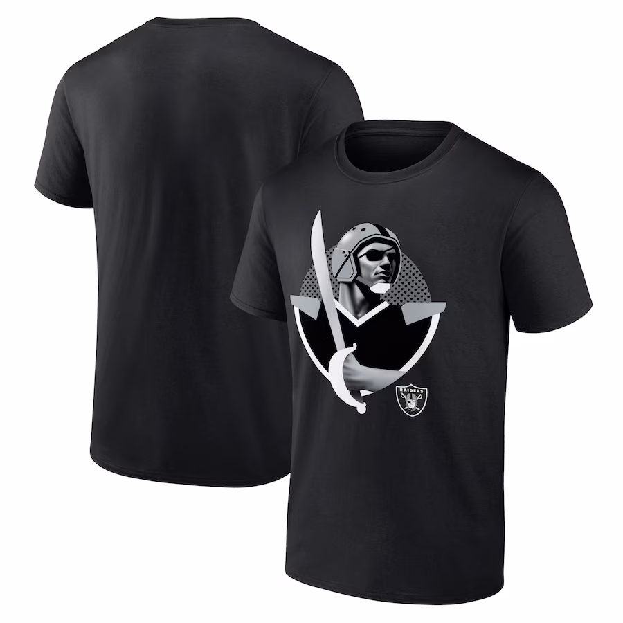 Men's Los Angeles Raiders Bo Jackson Mitchell & Ness Black Gridiron Classics Retired Player Name & Number Mesh Hoodie T-Shirt - Ujersey Shop