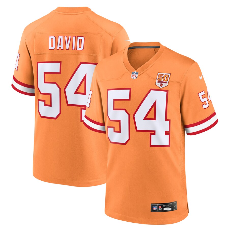 Men's Tampa Bay Buccaneers Lavonte David Nike Creamsicle 50th Season Game Jersey - Ujersey Shop