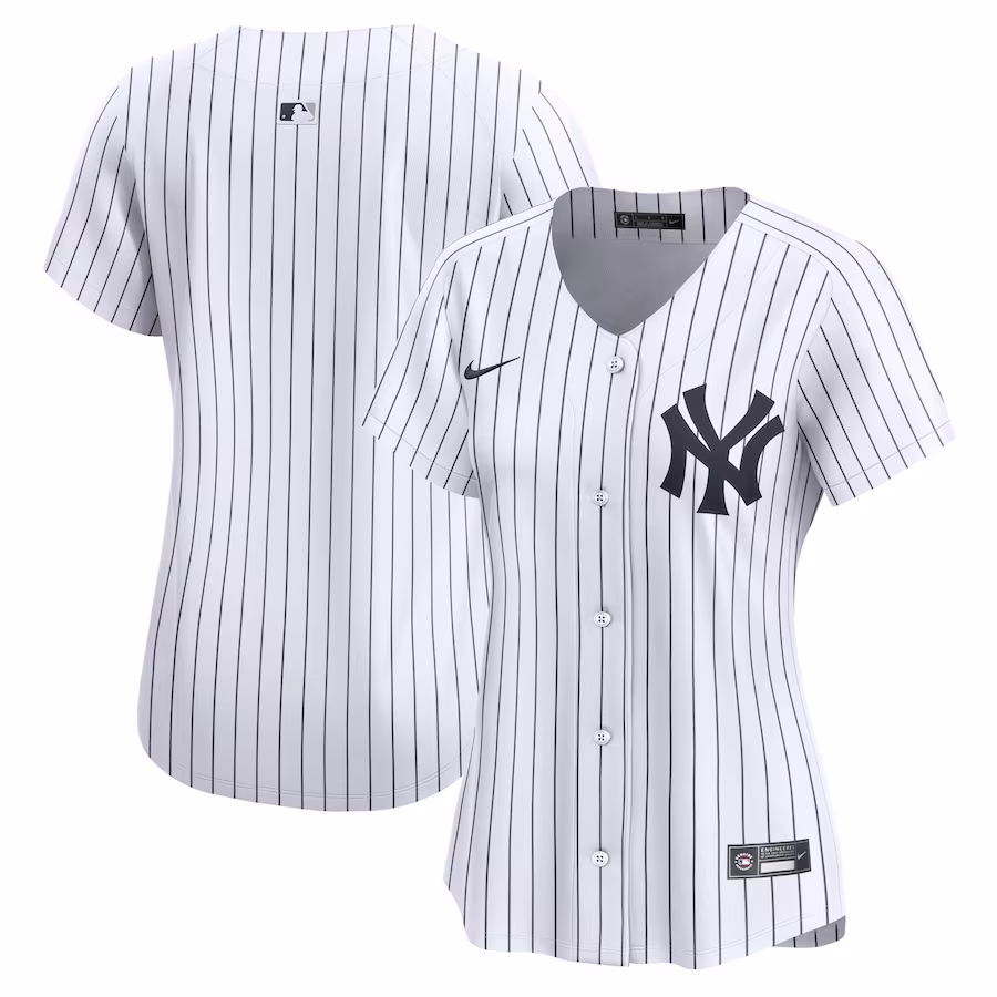 Women's New York Yankees Nike White Home Limited Jersey - Ujersey Shop