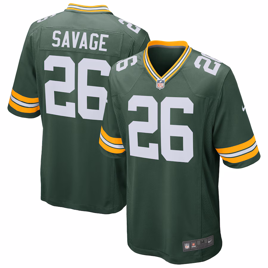 Men's Green Bay Packers Darnell Savage Nike Green Game Jersey - Ujersey Shop
