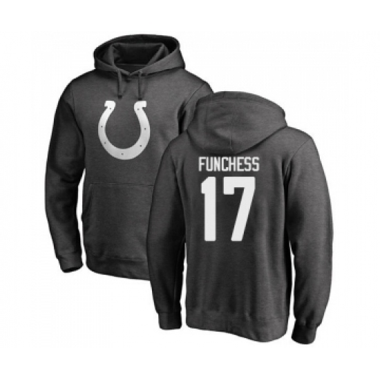 Football Indianapolis Colts #17 Devin Funchess Ash One Color Pullover Hoodie - Ujersey Shop