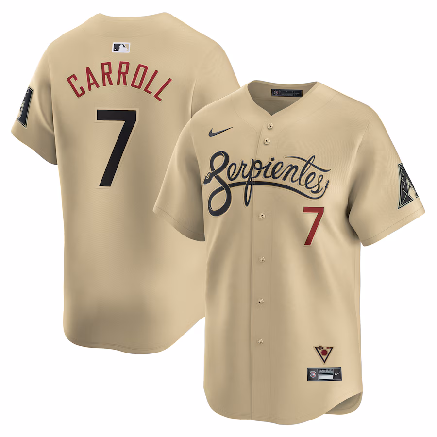Men's Arizona Diamondbacks Corbin Carroll Nike Sand City Connect Limited Player Jersey - Ujersey Shop