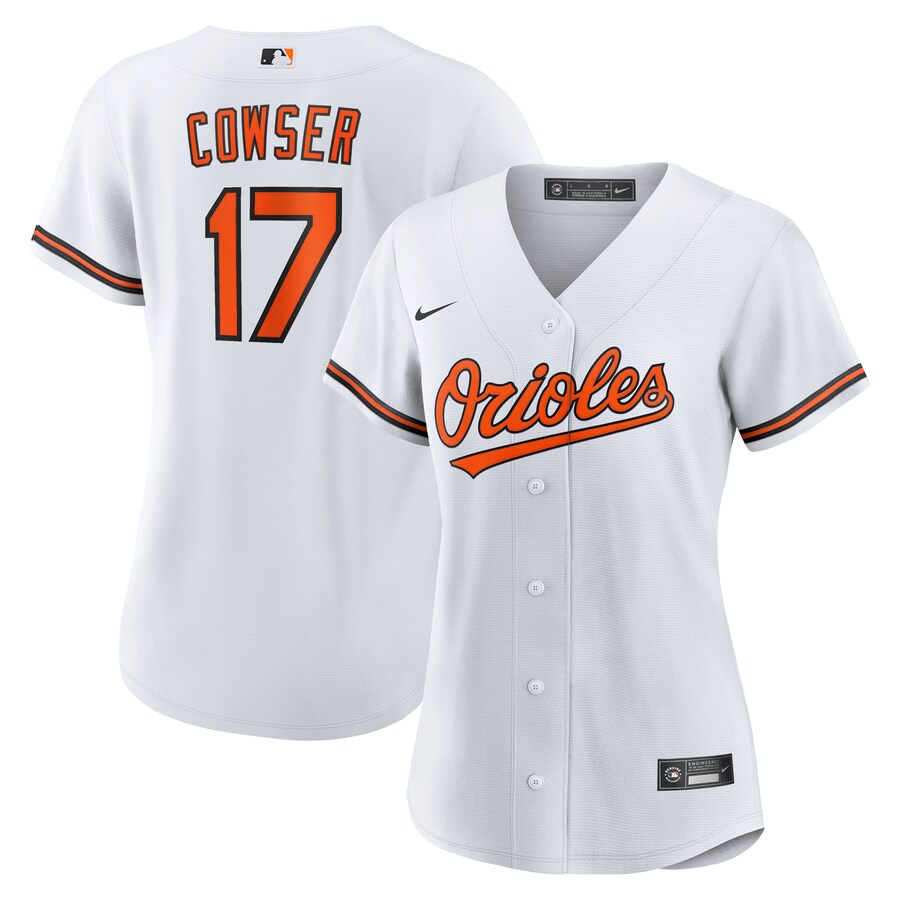 Women's Baltimore Orioles Colton Cowser Nike White Home Replica Jersey - Ujersey Shop