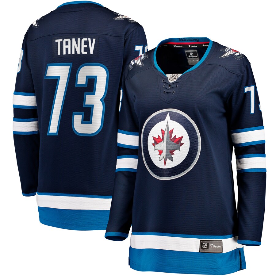 Women's Winnipeg Jets Brandon Tanev Fanatics Navy Home Breakaway Player Jersey - Ujersey Shop