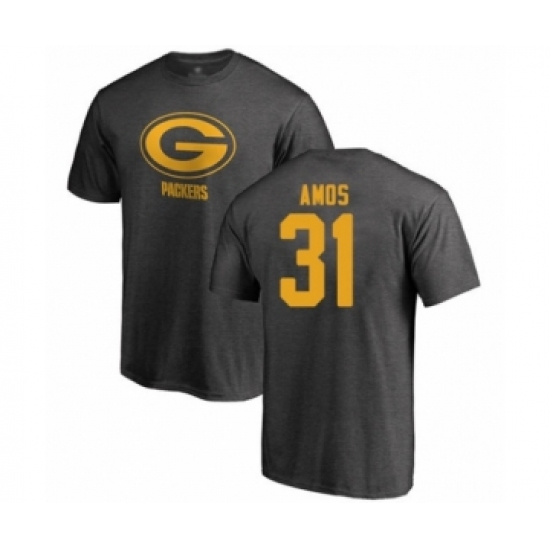Football Green Bay Packers #31 Adrian Amos Ash One Color T-Shirt - Ujersey Shop